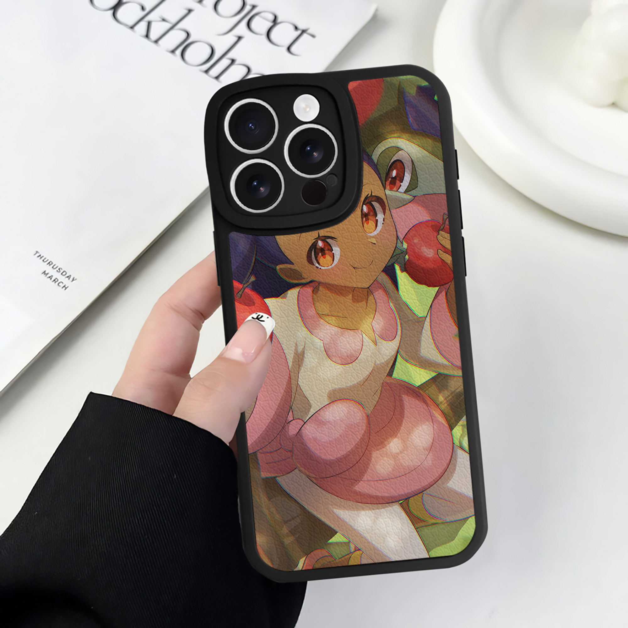 （画像用） ポケットモンスター Pokémon 【iPhone 16シリーズ対応】シリコンスマホケース（レザー調） 材質：シリコン